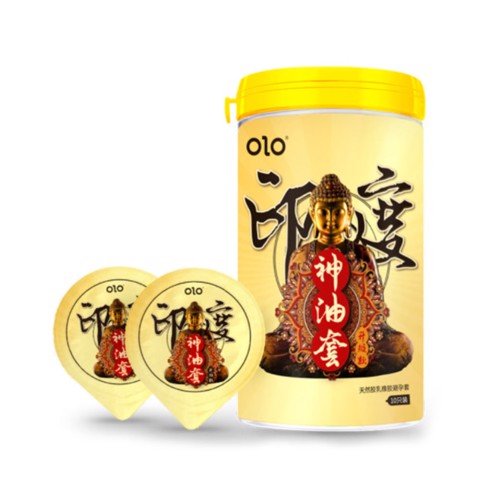 Bao cao su OLO 0.01 Ống Phật Tròn Performa - Gân gai siêu mỏng kéo dài thời gian - Hộp